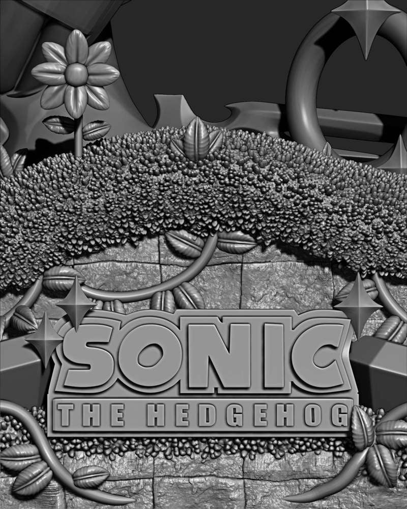 Sonic the Hedgehog #2 - Sculpture