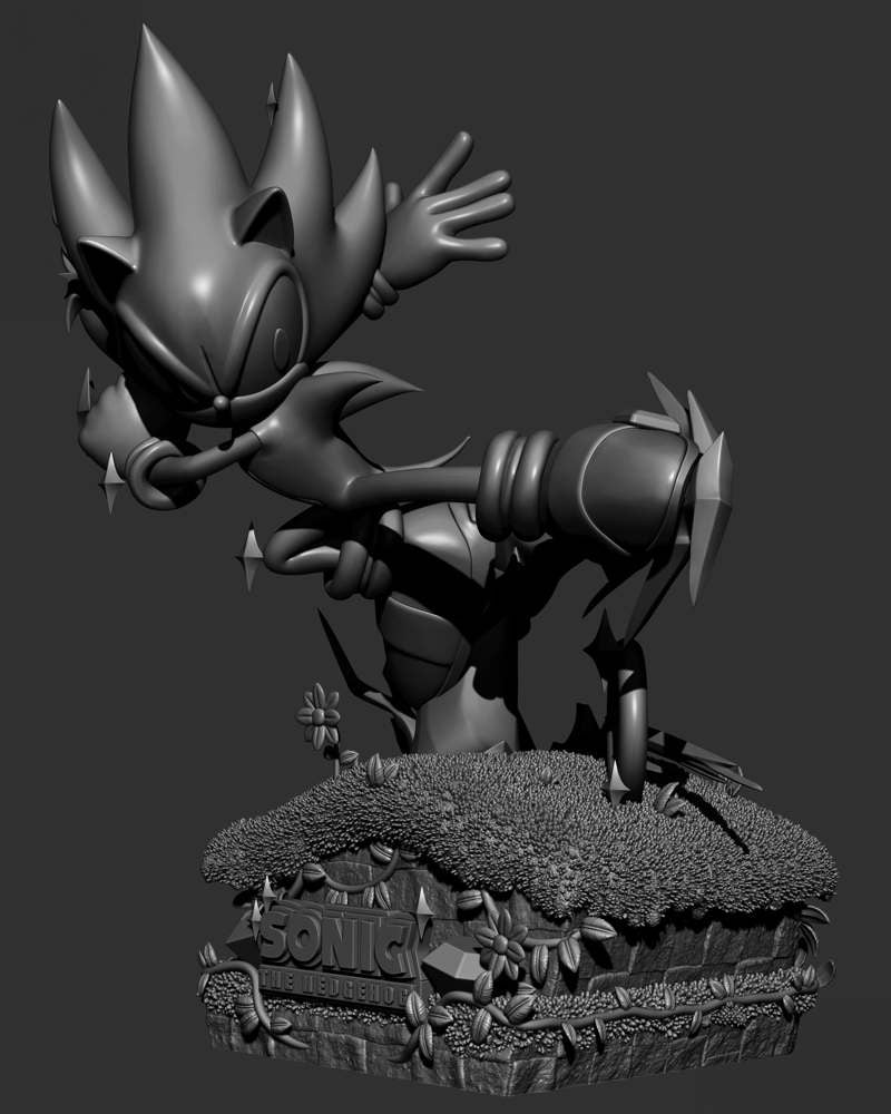 Sonic the Hedgehog #2 - Sculpture