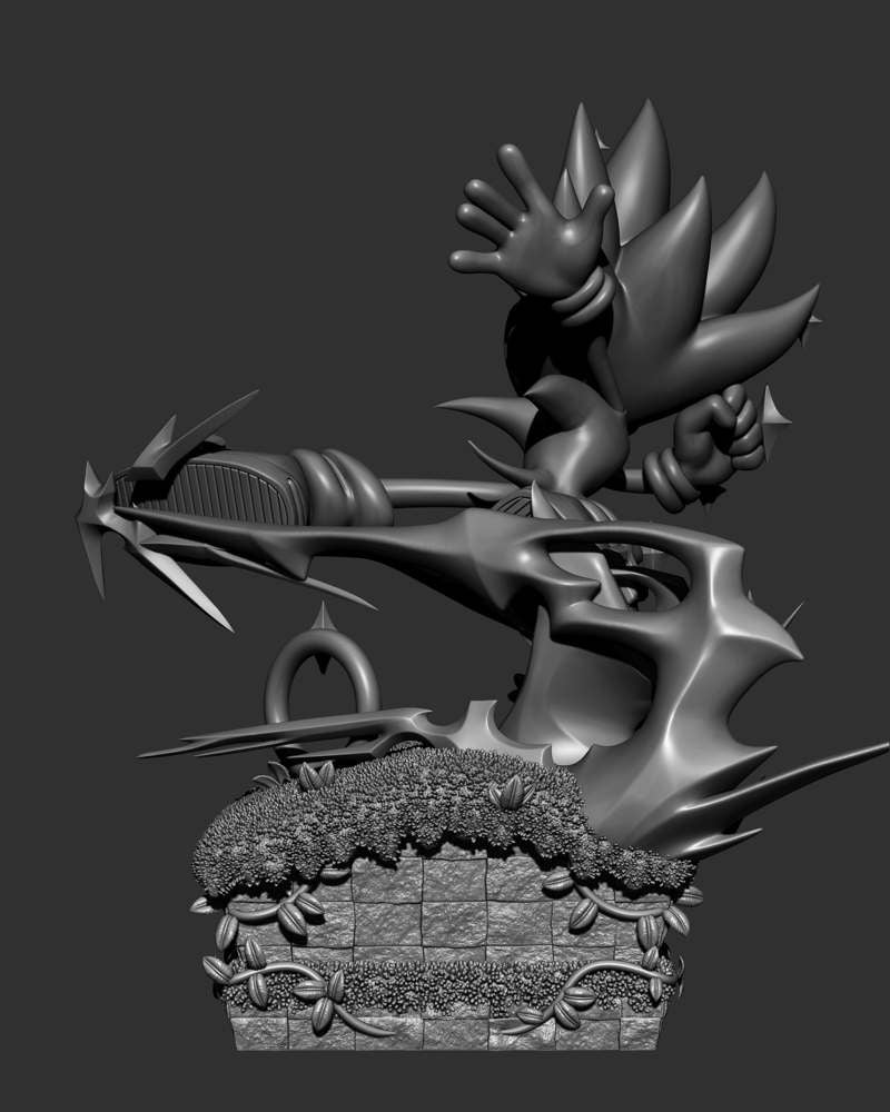Sonic the Hedgehog #2 - Sculpture