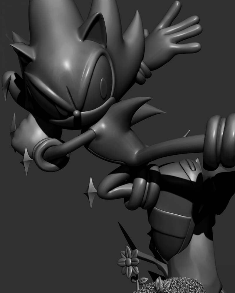 Sonic the Hedgehog #2 - Sculpture