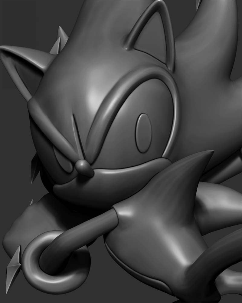 Sonic the Hedgehog #2 - Sculpture