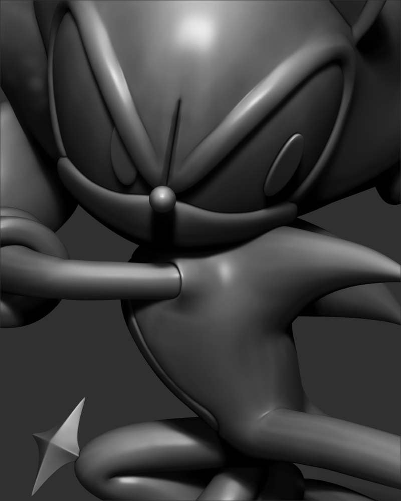 Sonic the Hedgehog #2 - Sculpture