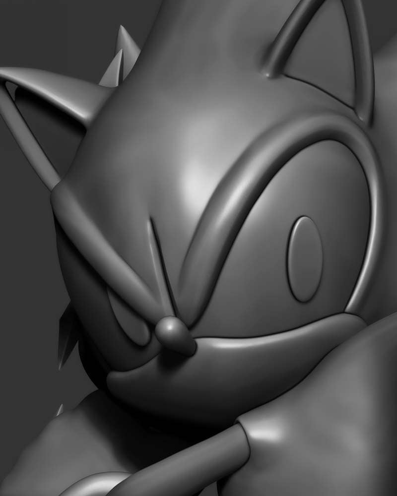 Sonic the Hedgehog #2 - Sculpture