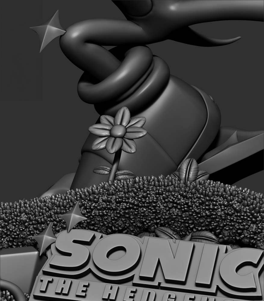 Sonic the Hedgehog #2 - Sculpture