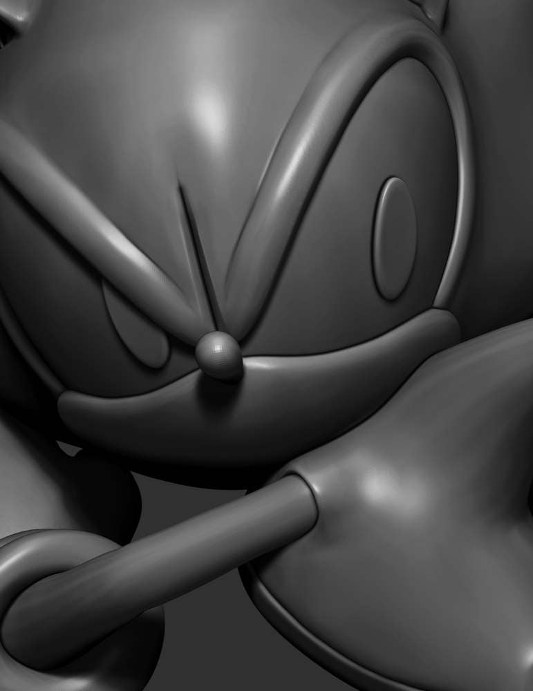 Sonic the Hedgehog #2 - Sculpture