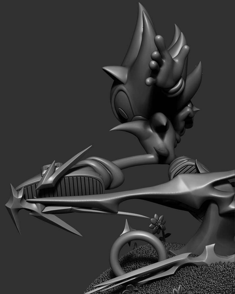 Sonic the Hedgehog #2 - Sculpture