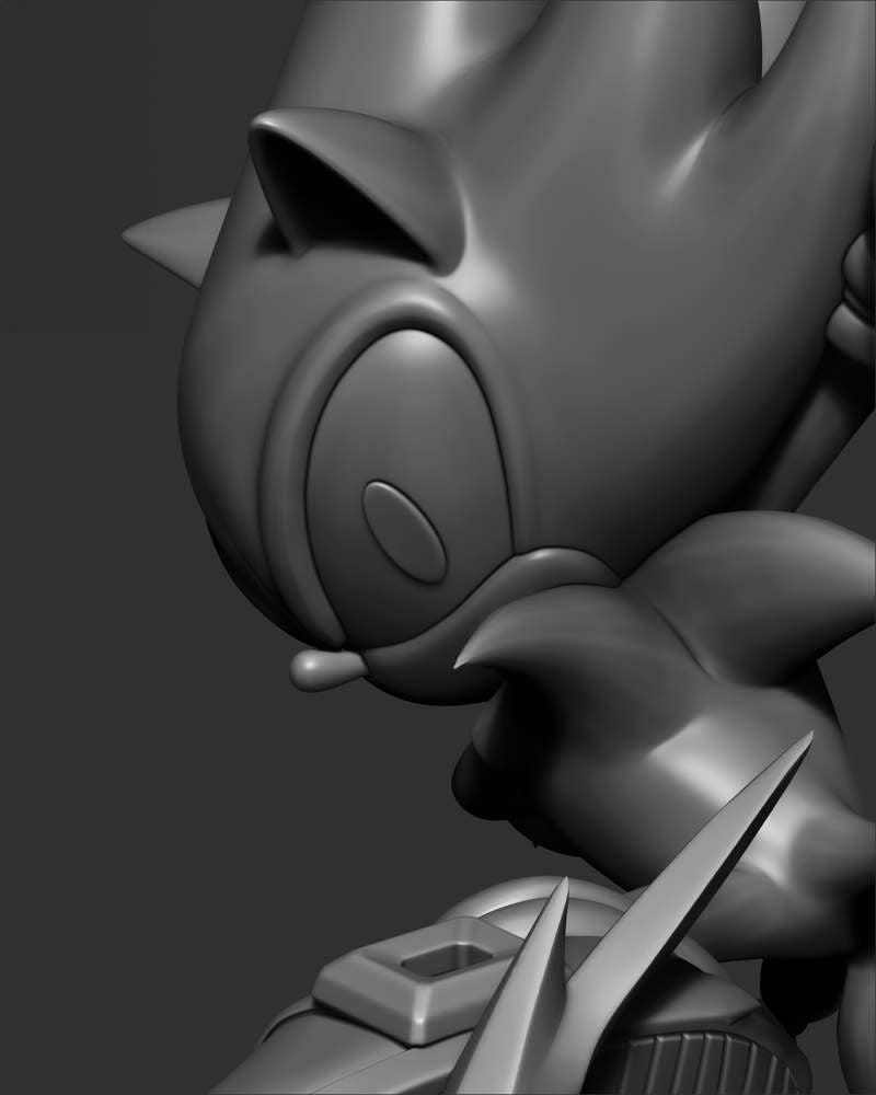 Sonic the Hedgehog #2 - Sculpture