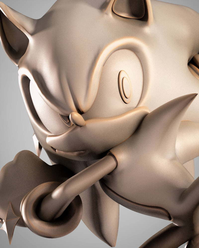 Sonic the Hedgehog #2 - Sculpture