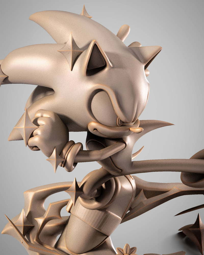Sonic the Hedgehog #2 - Sculpture