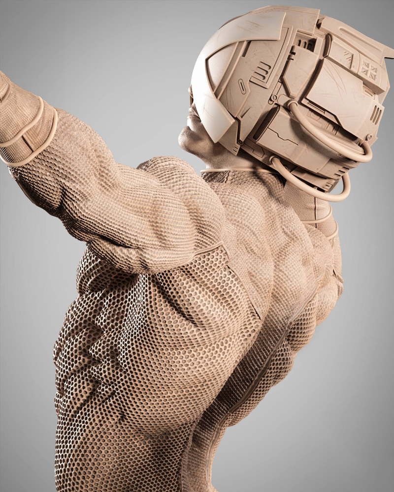 Professor X Helmet – Sculpture