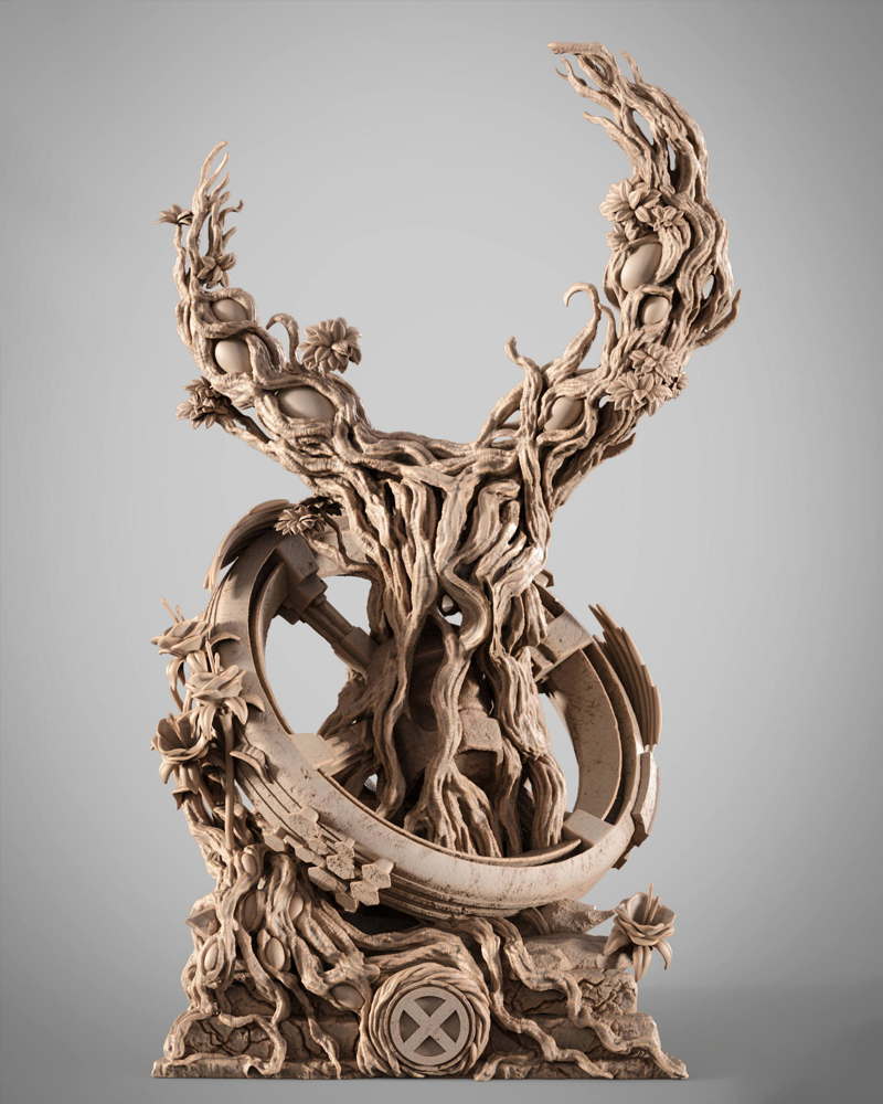 Professor X Helmet – Sculpture