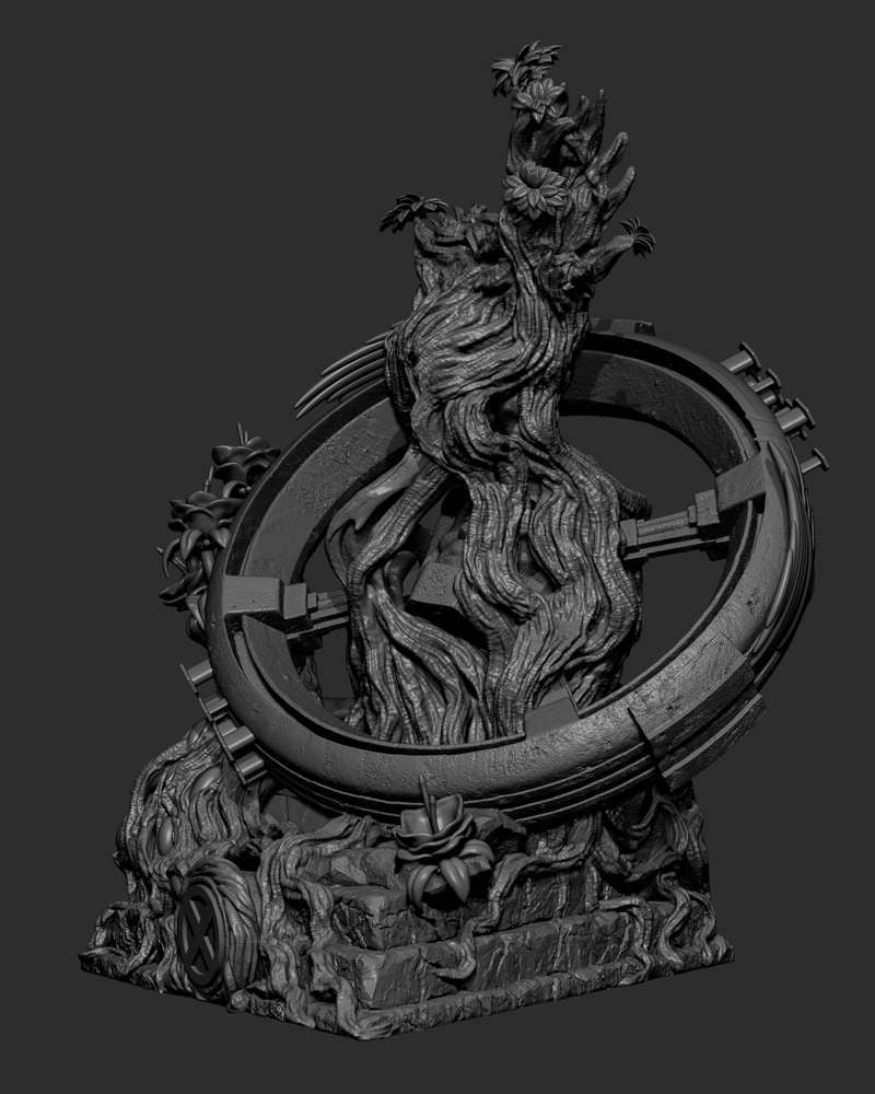 Professor X Helmet – Sculpture