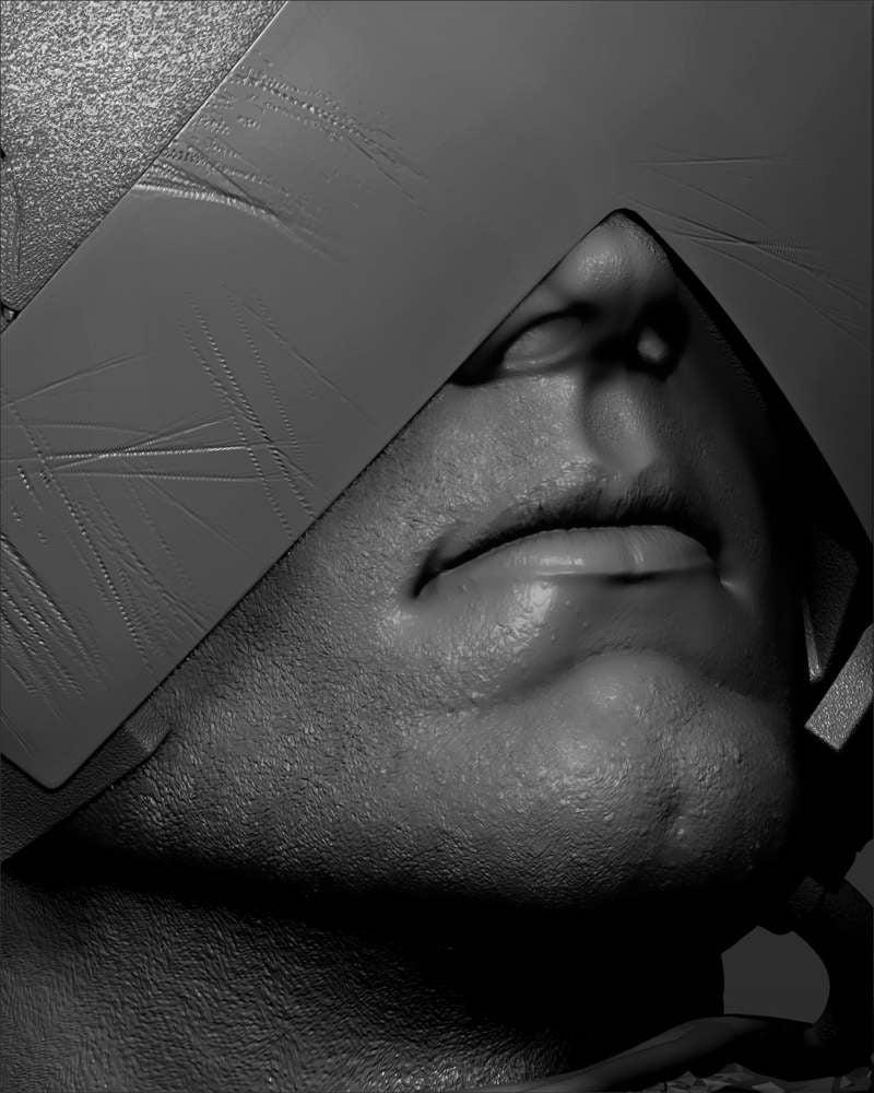 Professor X Helmet – Sculpture