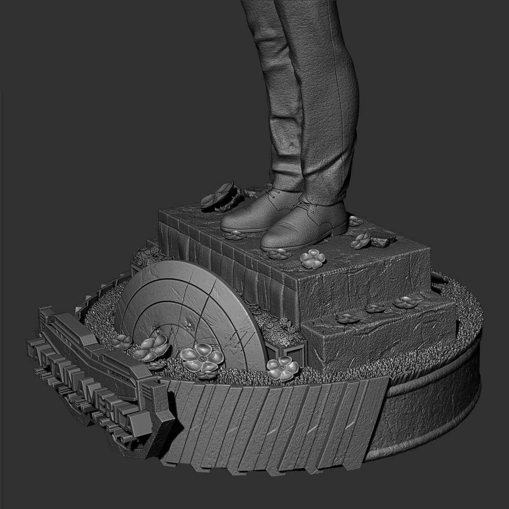 General Thaddeus Ross - Sculpture