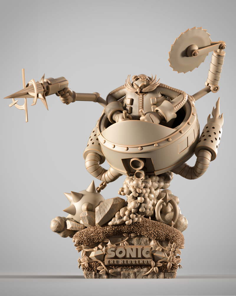 Doctor Eggman #1 - Sculpture