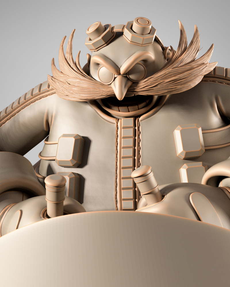 Doctor Eggman #1 - Sculpture