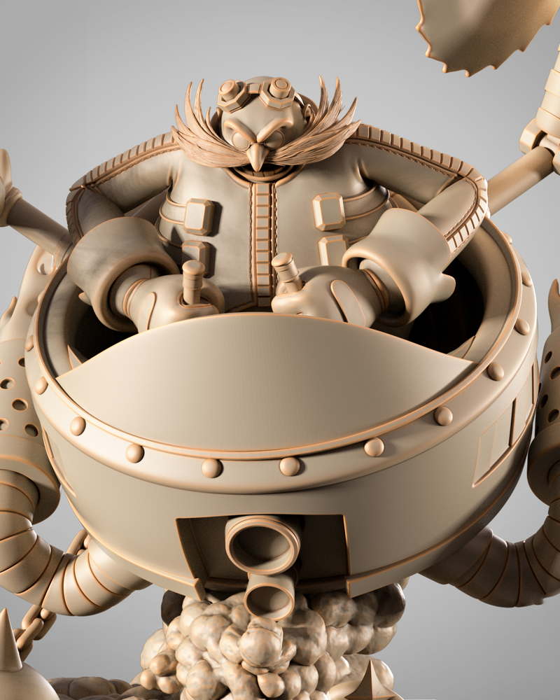 Doctor Eggman #1 - Sculpture