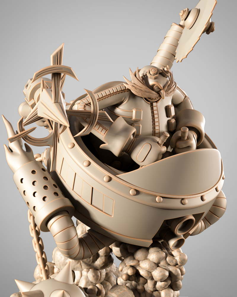Doctor Eggman #1 - Sculpture