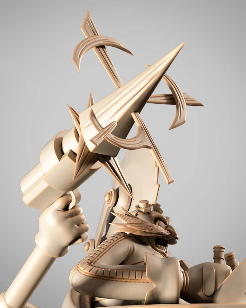 Doctor Eggman #1 - Sculpture