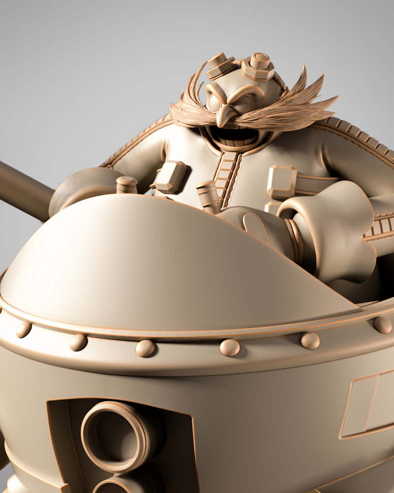 Doctor Eggman #1 - Sculpture