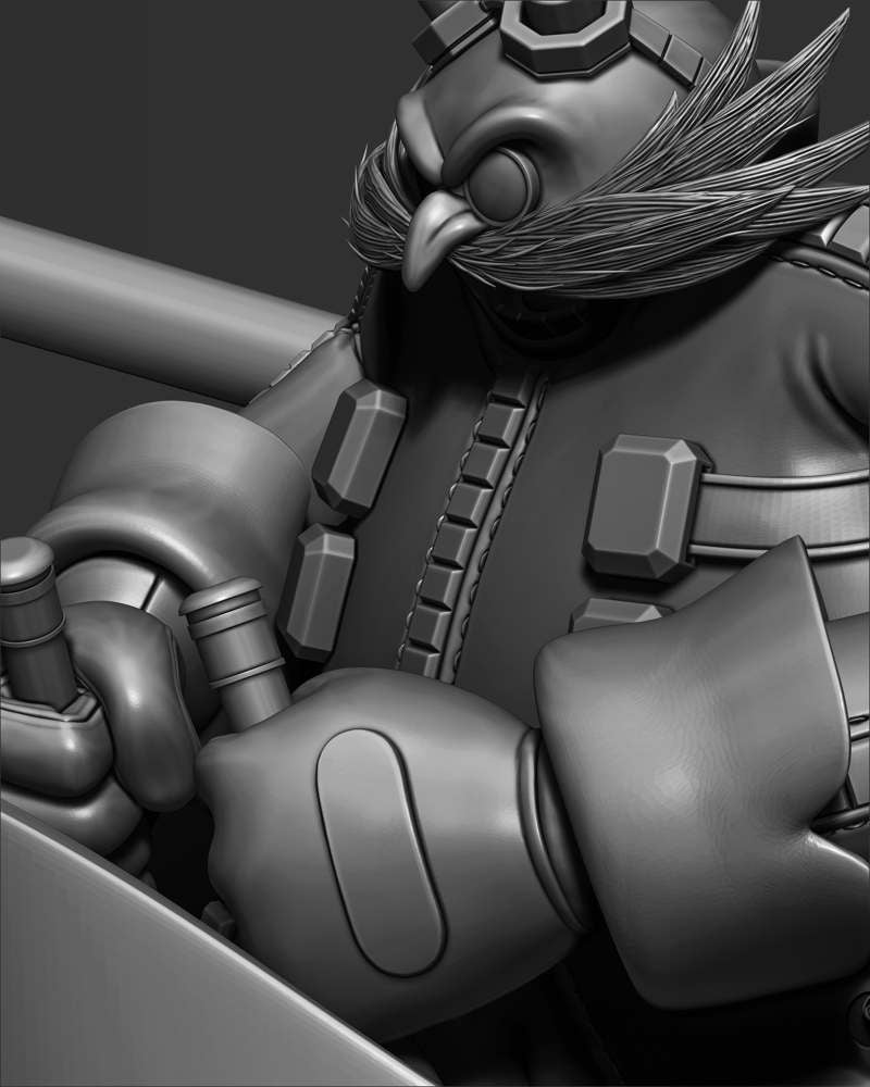 Doctor Eggman #1 - Sculpture