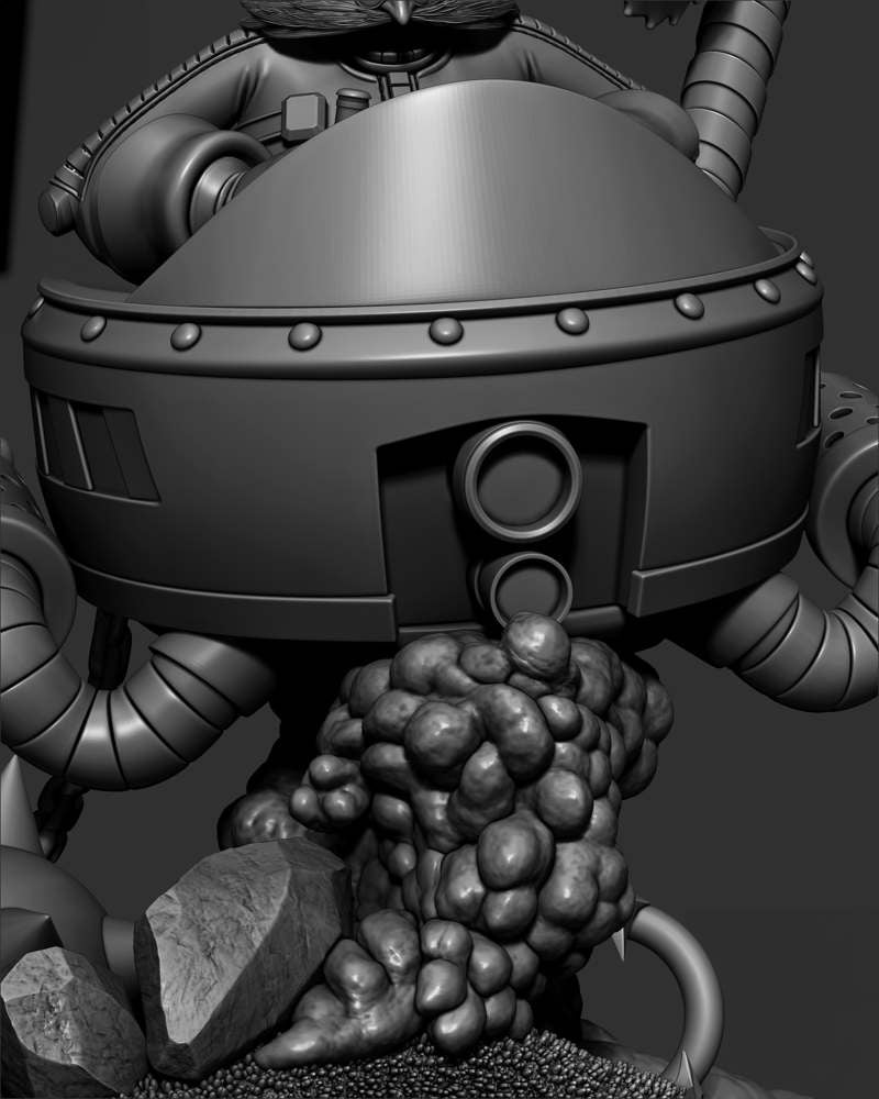 Doctor Eggman #1 - Sculpture