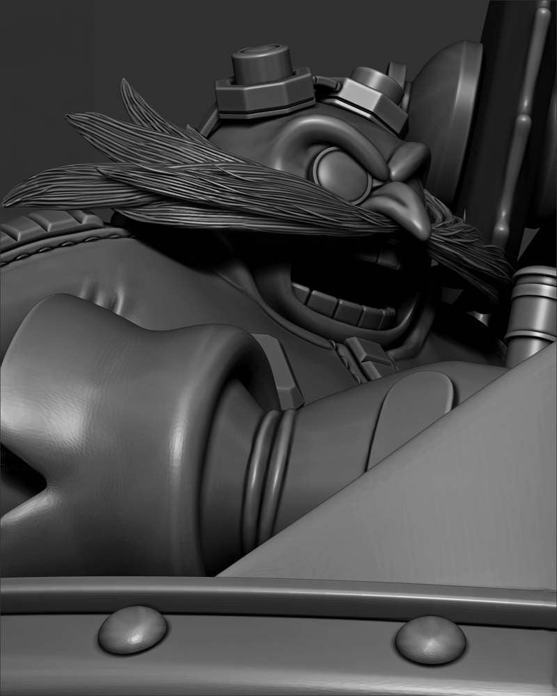 Doctor Eggman #1 - Sculpture
