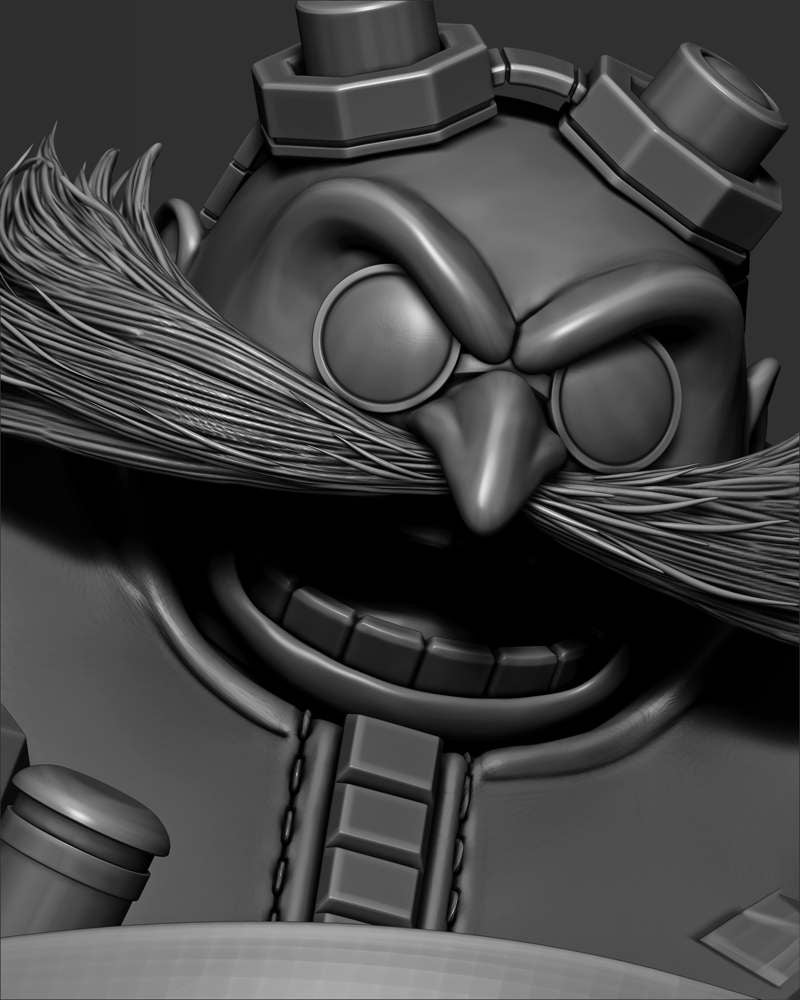 Doctor Eggman #1 - Sculpture