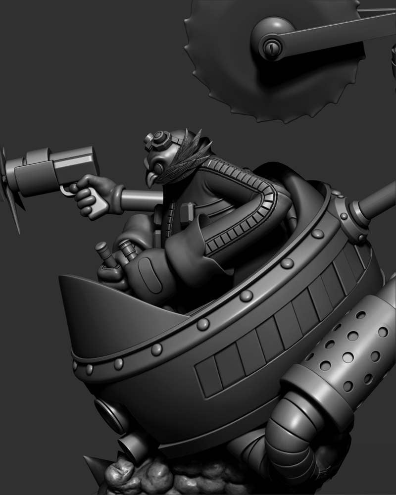 Doctor Eggman #1 - Sculpture