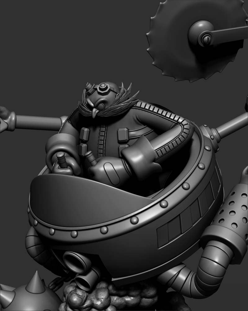 Doctor Eggman #1 - Sculpture