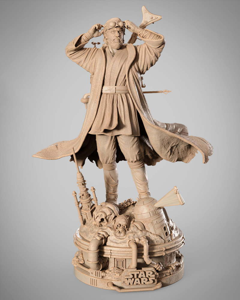 Old Ben Kenobi – Sculpture