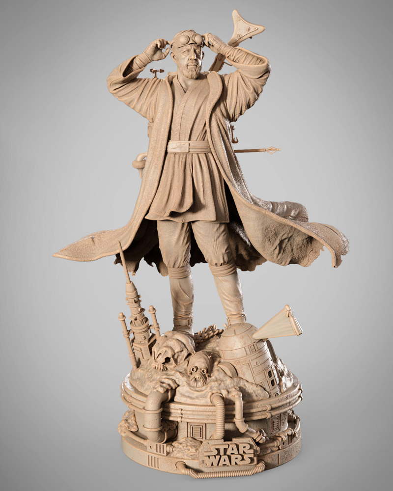 Old Ben Kenobi – Sculpture