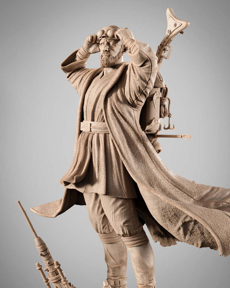 Old Ben Kenobi – Sculpture