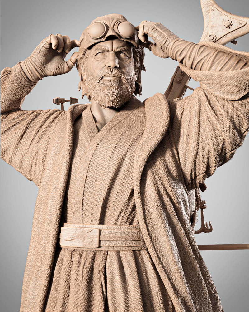Old Ben Kenobi – Sculpture