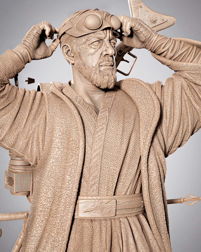 Old Ben Kenobi – Sculpture