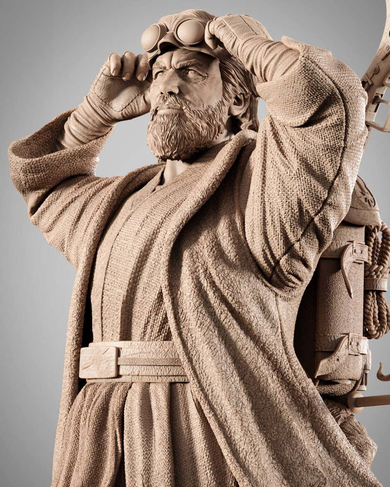 Old Ben Kenobi – Sculpture