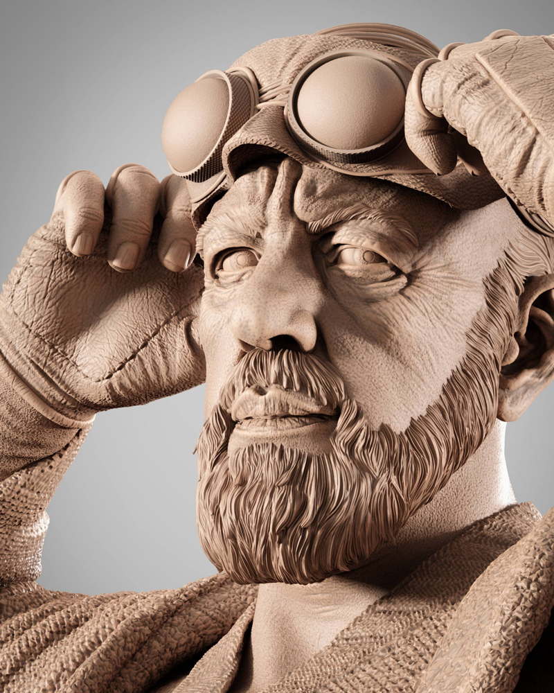 Old Ben Kenobi – Sculpture