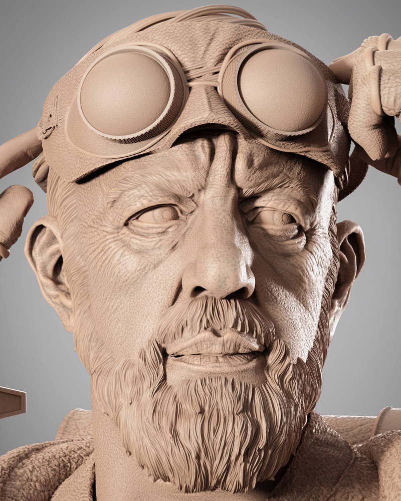 Old Ben Kenobi – Sculpture