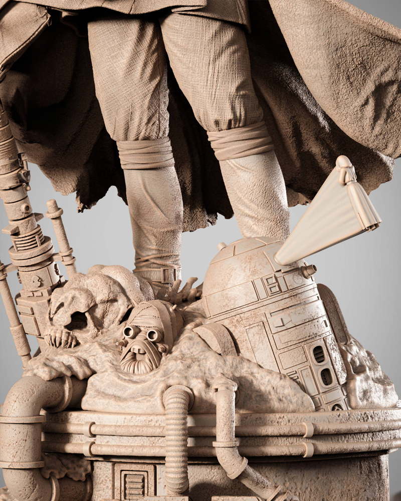 Old Ben Kenobi – Sculpture