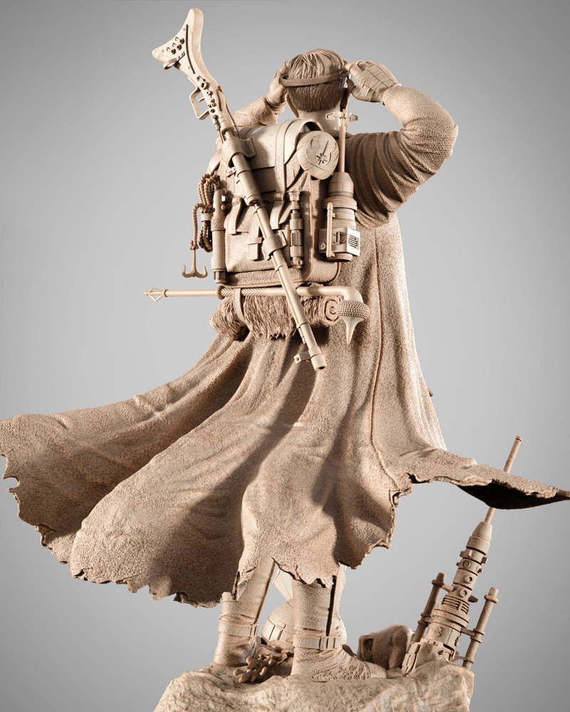 Old Ben Kenobi – Sculpture