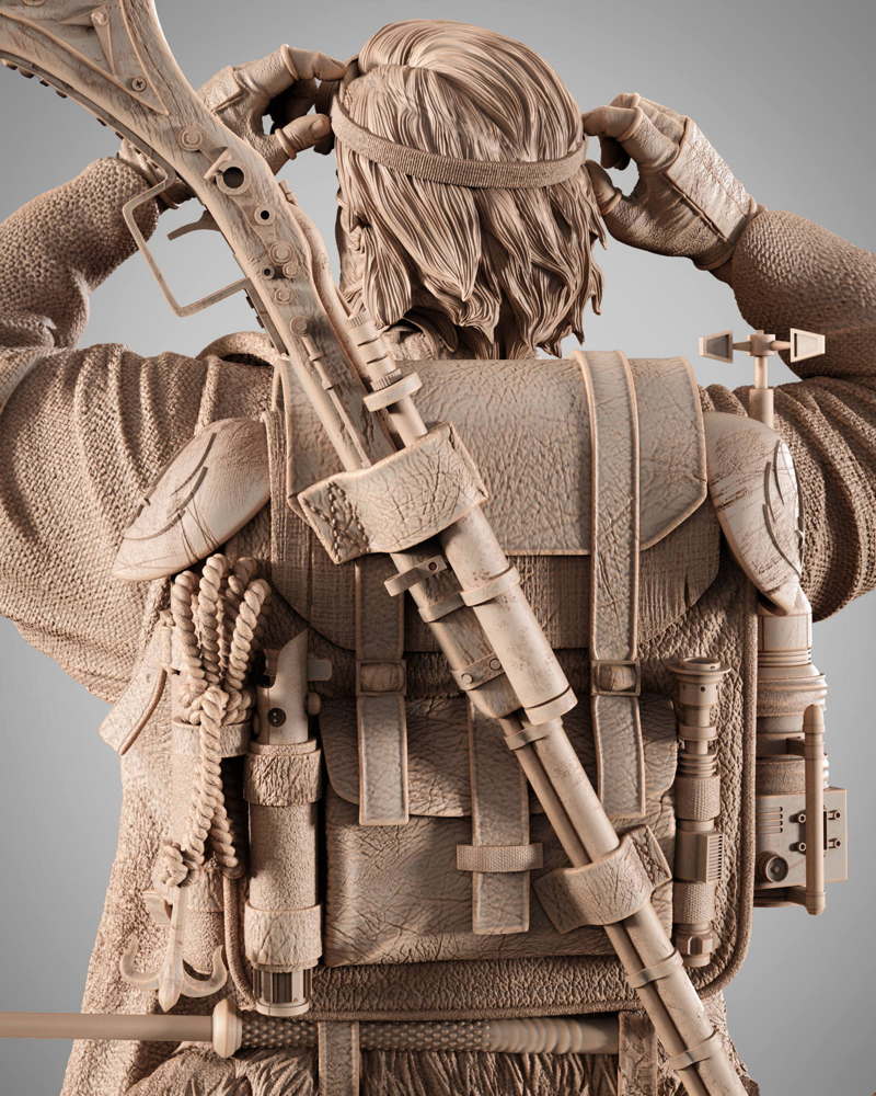 Old Ben Kenobi – Sculpture
