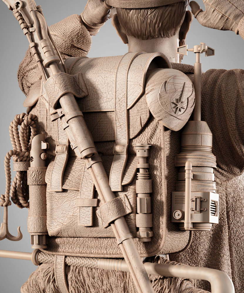 Old Ben Kenobi – Sculpture