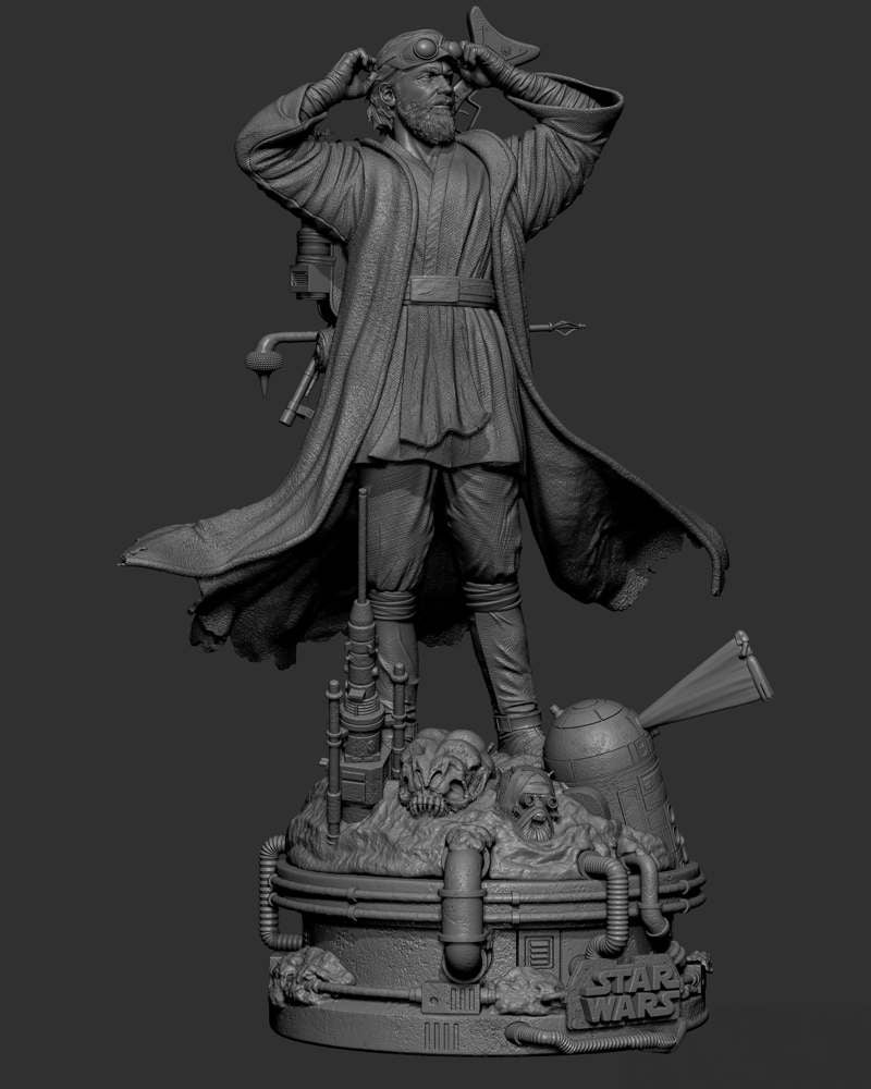Old Ben Kenobi – Sculpture