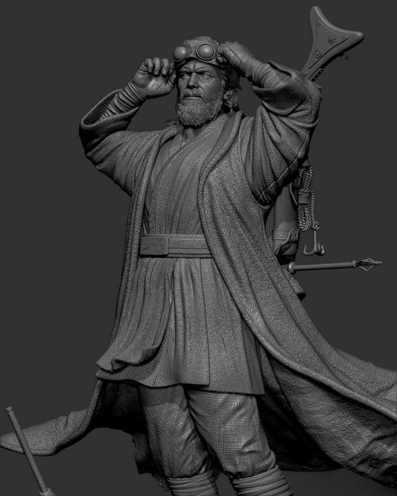 Old Ben Kenobi – Sculpture