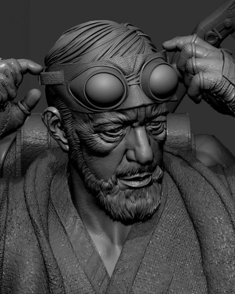 Old Ben Kenobi – Sculpture