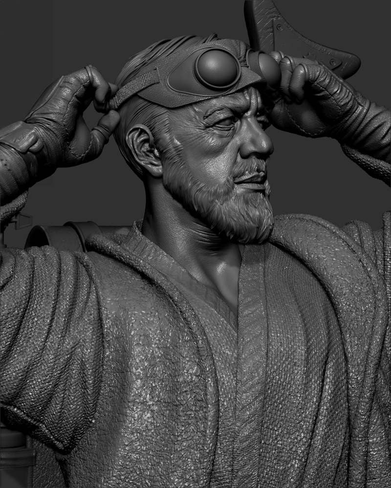 Old Ben Kenobi – Sculpture