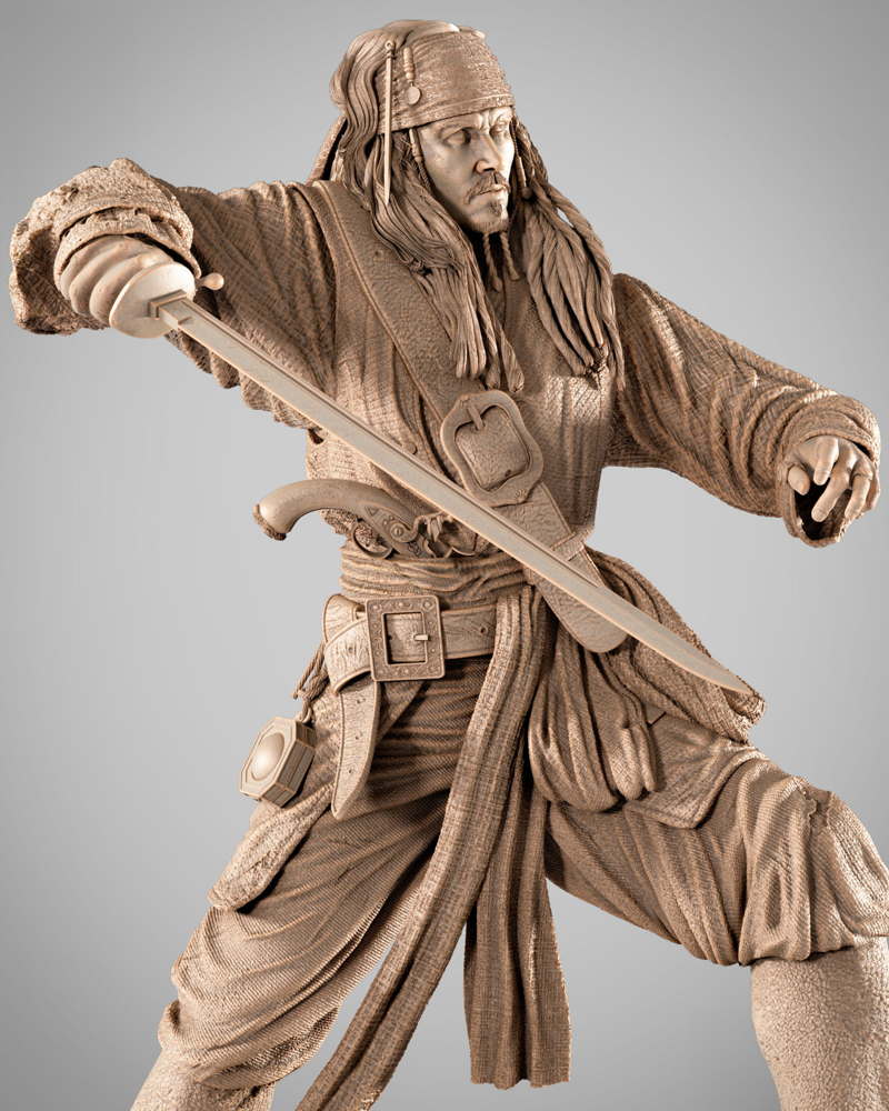 Jack Sparrow – Sculpture