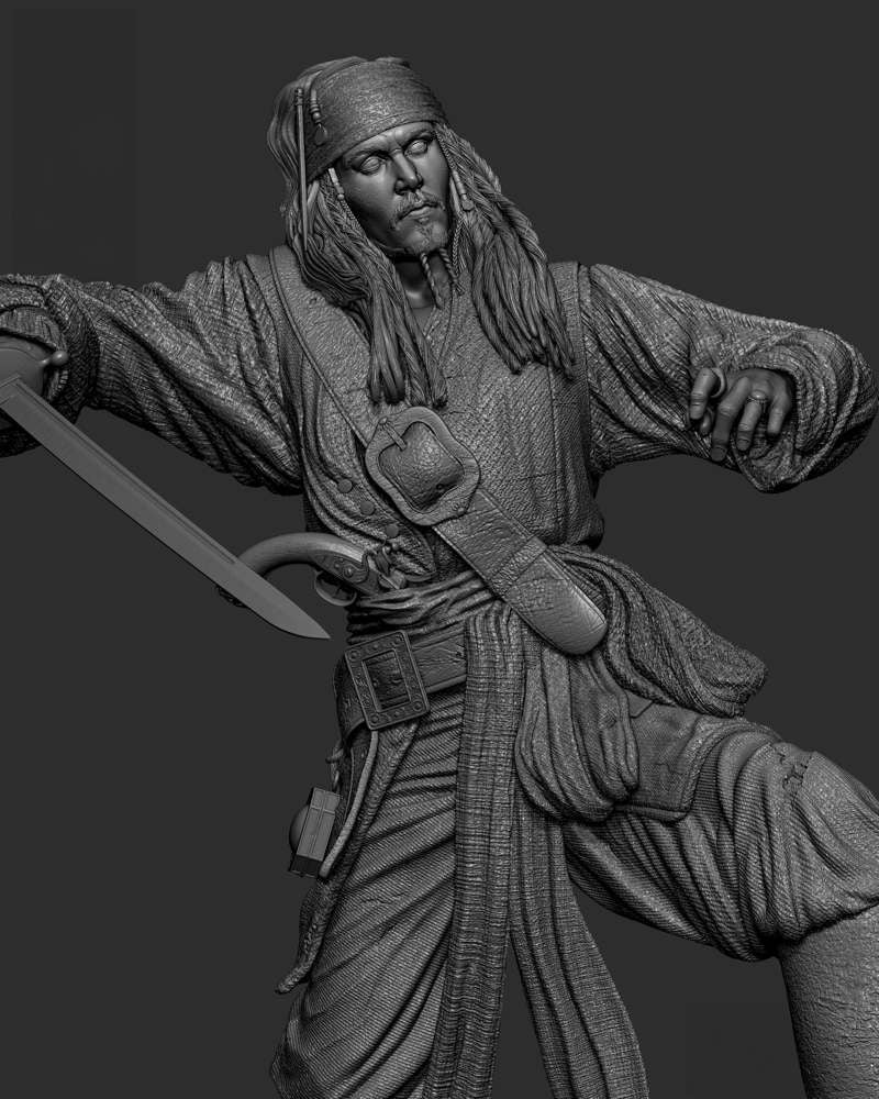 Jack Sparrow – Sculpture