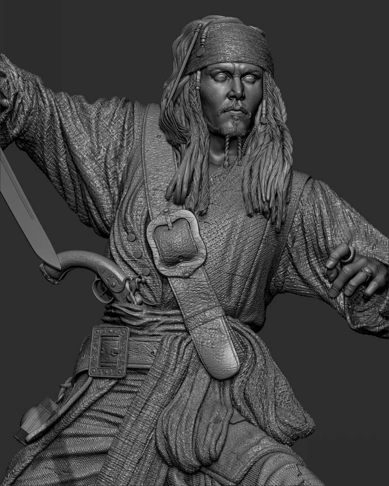 Jack Sparrow – Sculpture