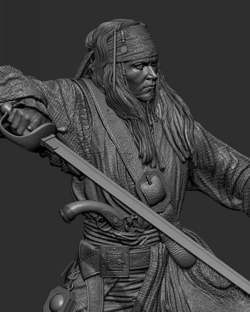 Jack Sparrow – Sculpture